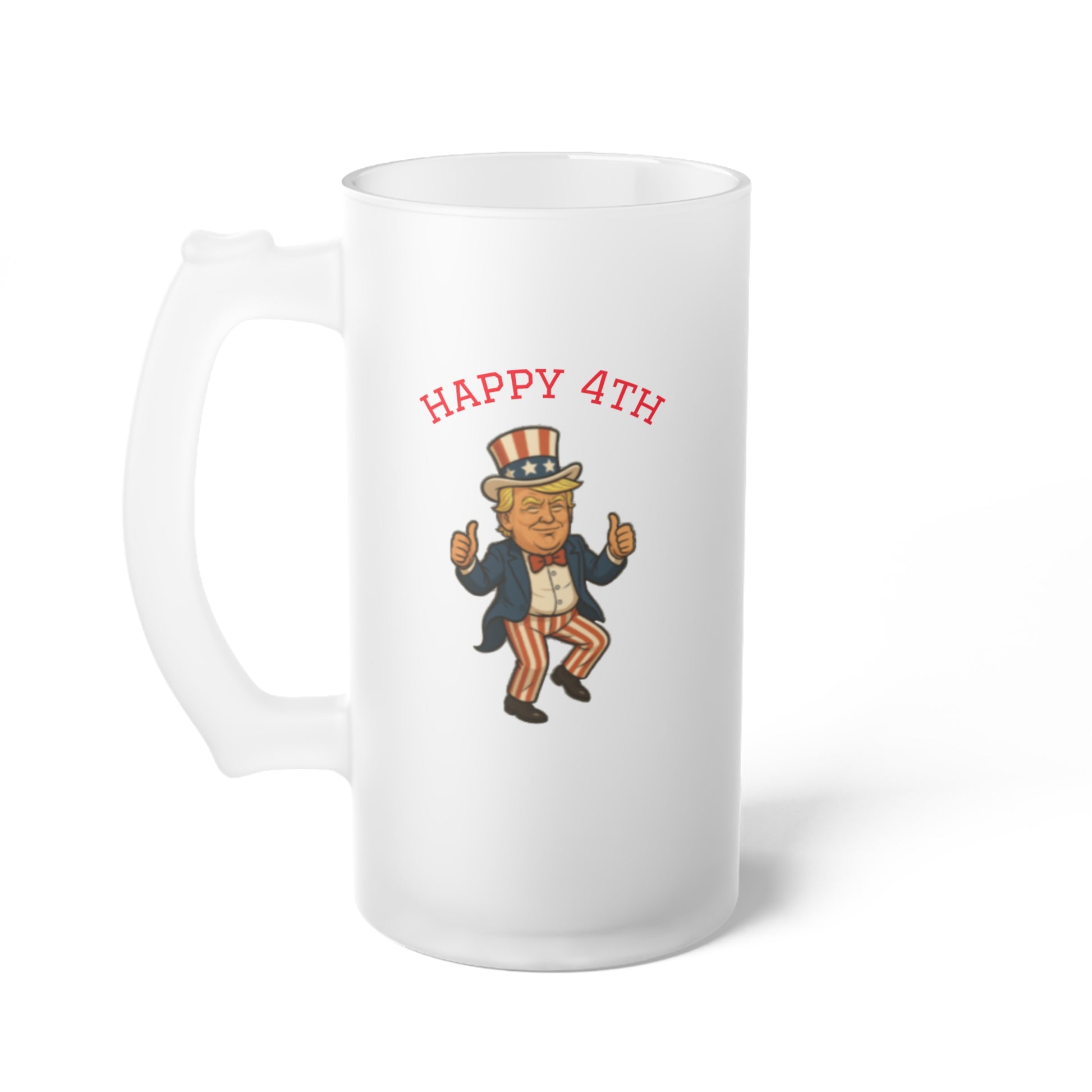 Frosted Glass Beer Mug
